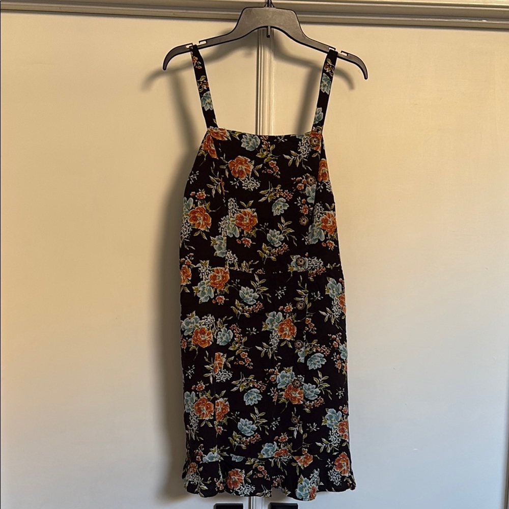 Xhilaration Black Floral Dress